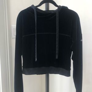 Alo velvet sweatshirt